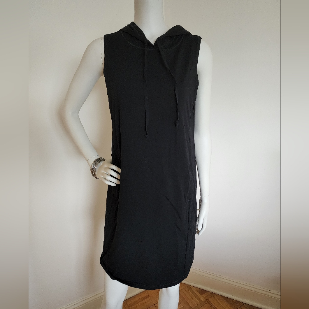 Lightly Worn Eileen Fisher Hooded Sleeveless Dress